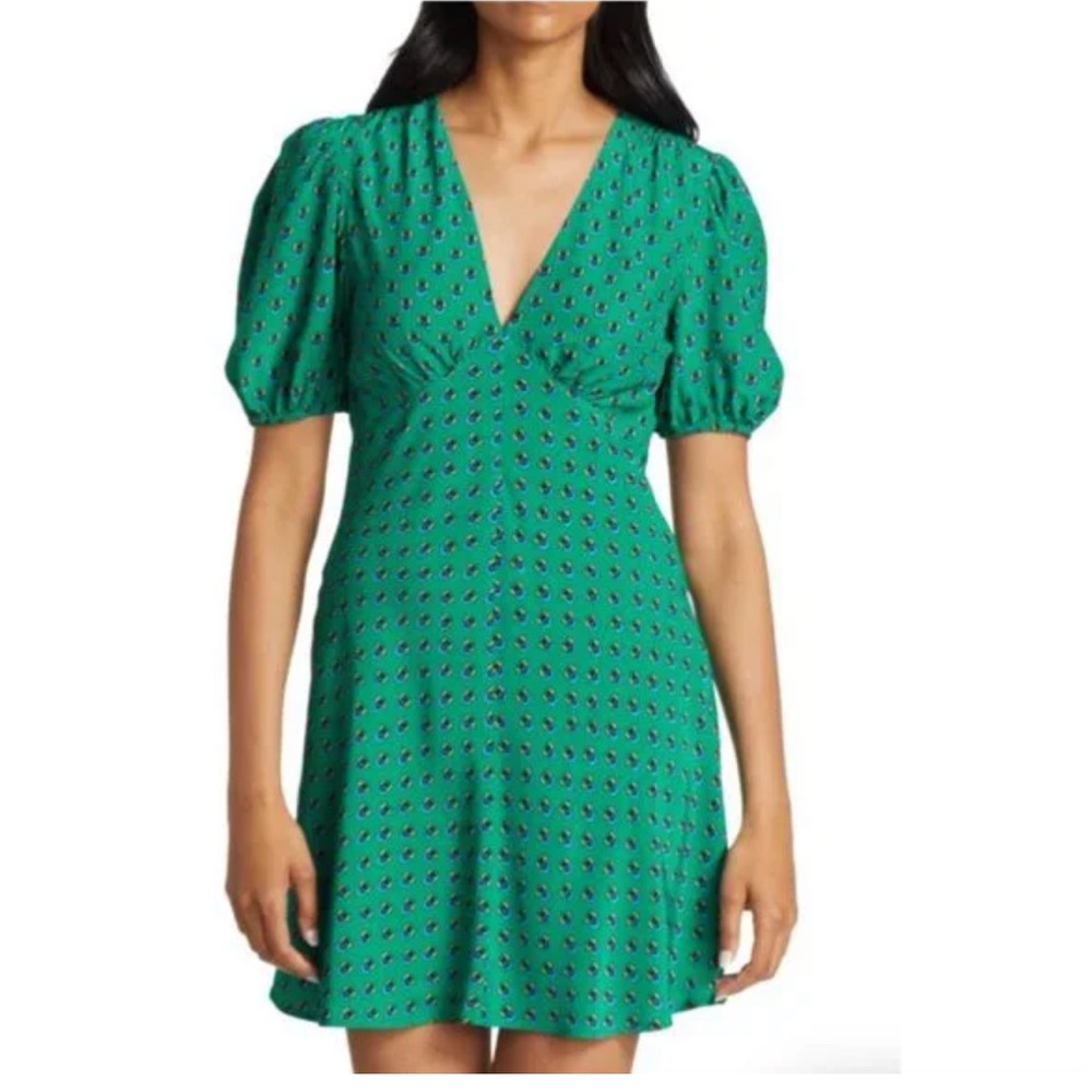 Staud Mila Minidress in Calico